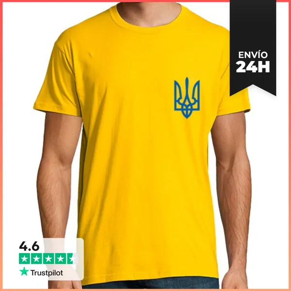 Camiseta Hombre Clásica Ukraine LaTostadora