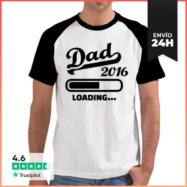 Camiseta Hombre, Estilo Béisbol Papá 2016 LaTostadora
