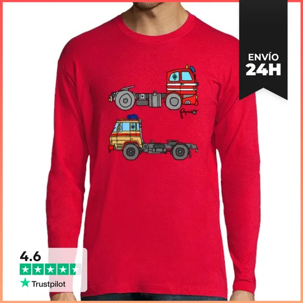 Camiseta Hombre Manga Larga CABEZÓN Y BARREIROS 300 LaTostadora