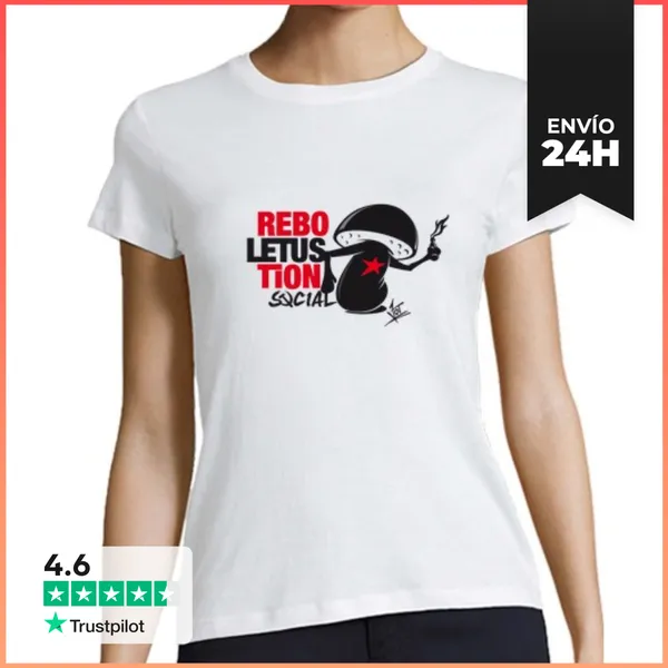 Camiseta Mujer Clásica ReBOLETUStion Social LaTostadora