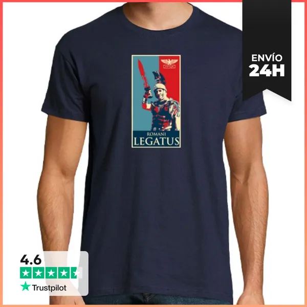 Camiseta Hombre Clásica Legado Romano LaTostadora