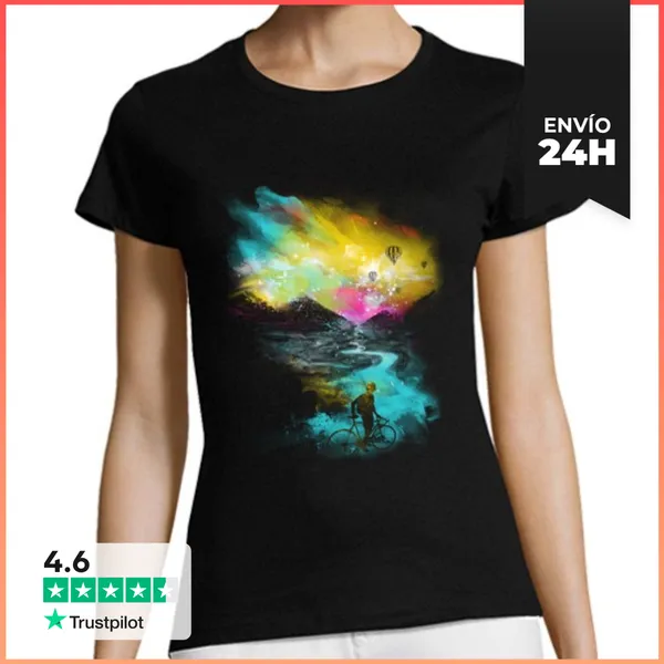 Camiseta Mujer Clásica Sigue El Camino LaTostadora