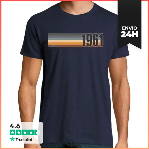 Camiseta Hombre Clásica Regalo Retro De Cumpleaños Establecido