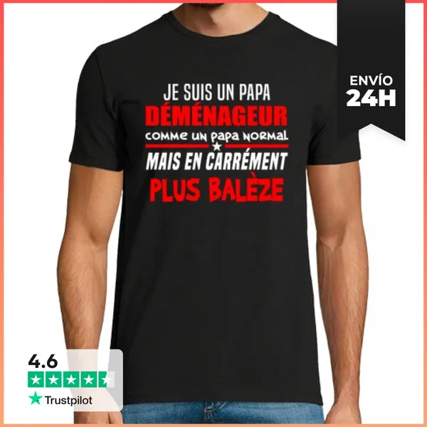 Camiseta Hombre Clásica Mudanza Regalo De Empresa LaTostadora