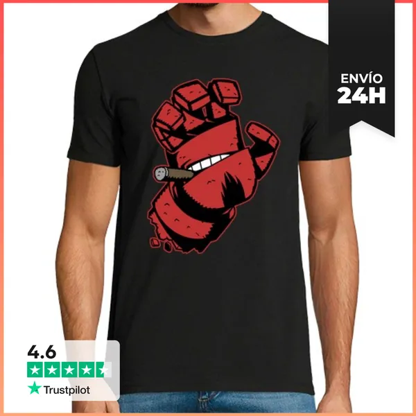 Camiseta Hombre Clásica Gritando El Infierno! LaTostadora
