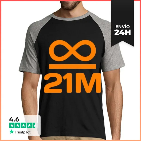 Camiseta Hombre, Estilo Béisbol Todo Dividido Por 21 Millones
