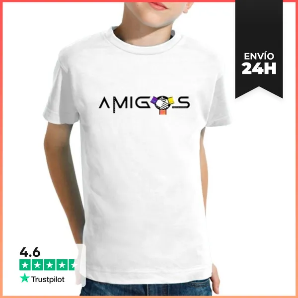 Camiseta Clásica Para Niños Amigos Producto Solidario LaTostadora