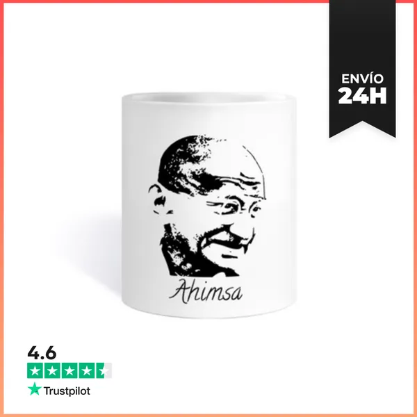 Taza D10 Ahimsa Gandhi Taza LaTostadora