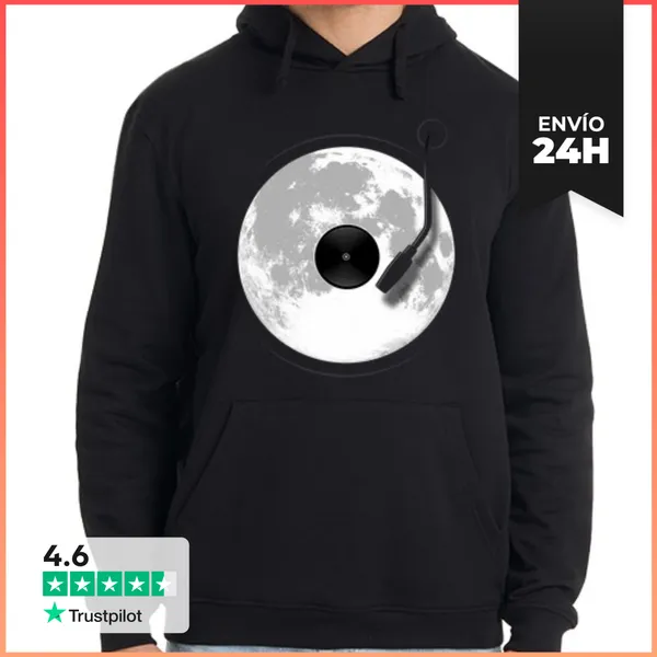 Sudadera Unisex Con Capucha Hombre, Jersey Con Capucha, Negro