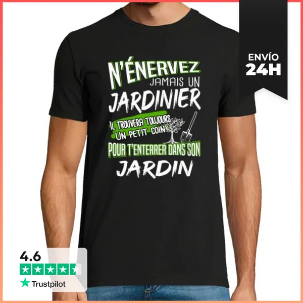 Camiseta Hombre Clásica Humor De Jardín Y Regalo De Jardinero D