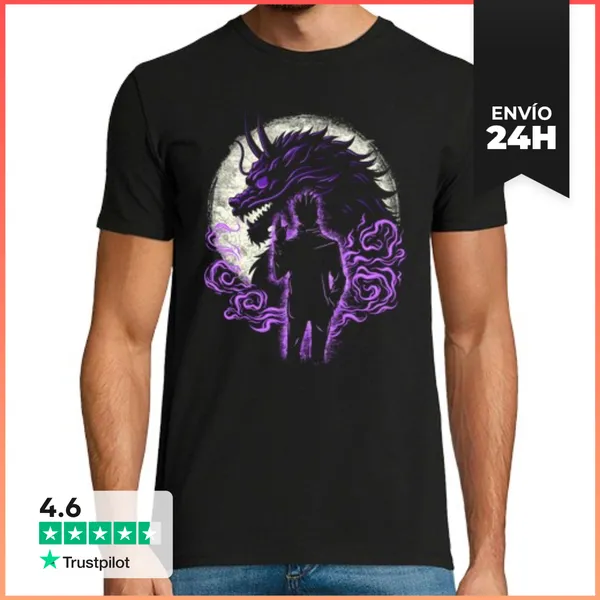 Camiseta Hombre Clásica El Sensei Con Los Ojos Vendados