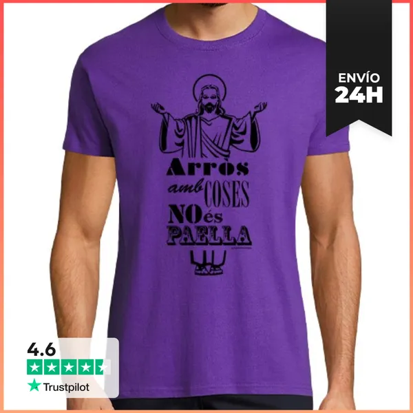 Camiseta Hombre Clásica Arròs Amb Coses LaTostadora
