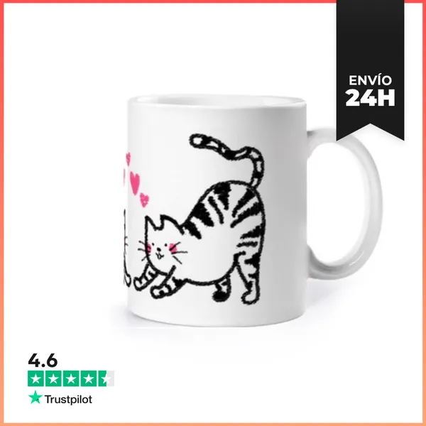 Taza Amor Gatuno LaTostadora