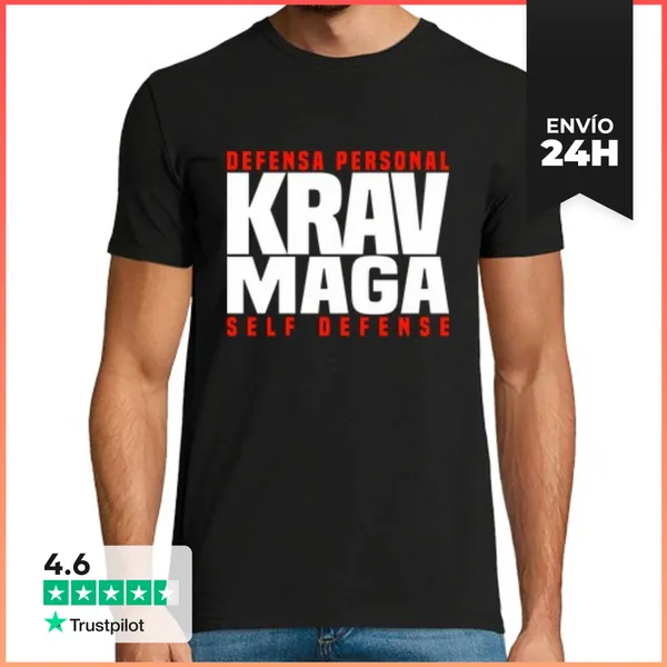 Camiseta Hombre Clásica KRAV MAGA LaTostadora