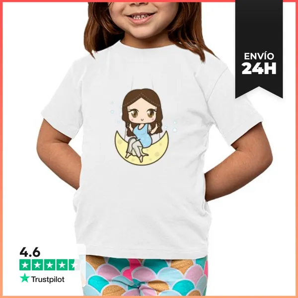 Camiseta Clásica Para Niños Camiseta Especial De Luna LaTostadora