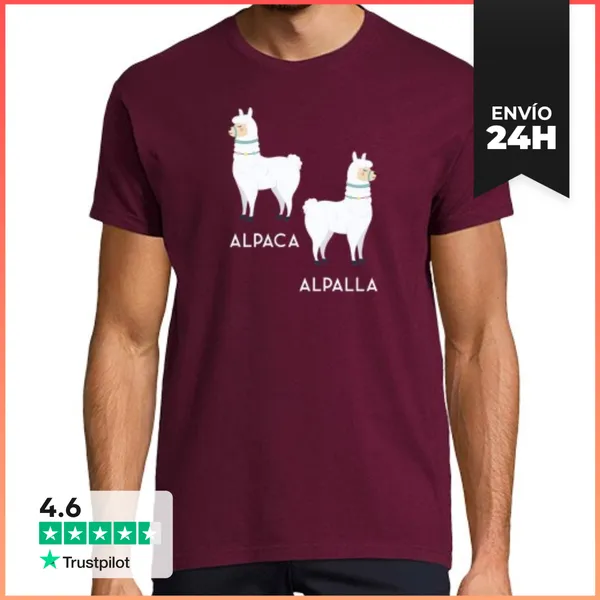 Camiseta Hombre Clásica Alpaca Alpalla LaTostadora