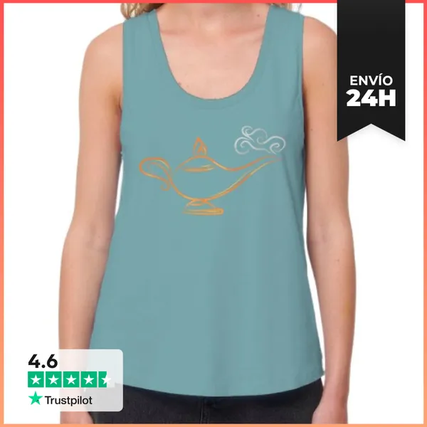 Camiseta Mujer Sin Mangas, Loose Fit Soy Libre LaTostadora