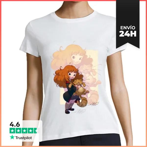 Camiseta Mujer Clásica Little Hermione LaTostadora