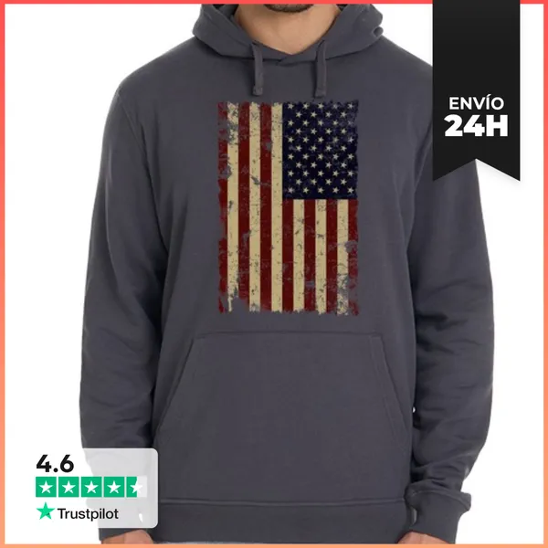 Sudadera Unisex Con Capucha American Vintage LaTostadora
