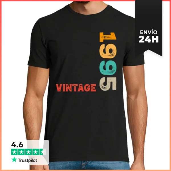 Camiseta Hombre Clásica 1995 Vintage LaTostadora