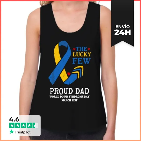Camiseta Mujer Sin Mangas, Loose Fit Día Del Síndrome De Down 21