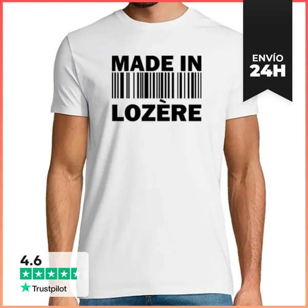 Camiseta Hombre Clásica 48 Hechos En Lozère LaTostadora