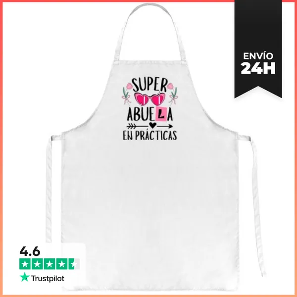 Delantal Super Abuela En Practicas LaTostadora