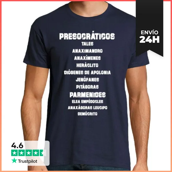 Camiseta Hombre Clásica Presocráticos LaTostadora
