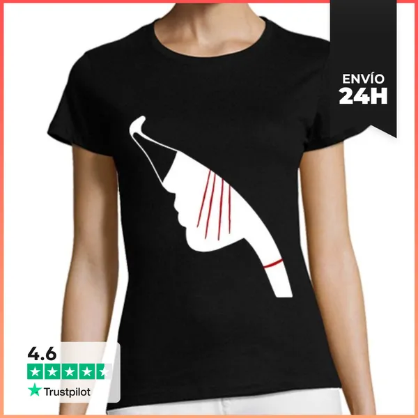 Camiseta Mujer Clásica Lady Corazón De Piedra (chica) LaTostadora