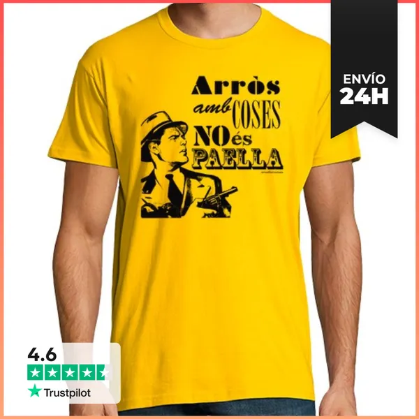Camiseta Hombre Clásica Arròs Amb Coses II LaTostadora