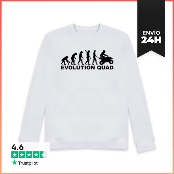 Sudadera Unisex Evolución Quad LaTostadora