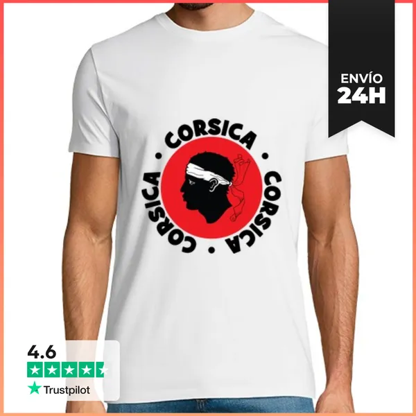 Camiseta Hombre Clásica Córcega LaTostadora