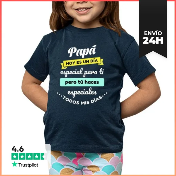 Camiseta Clásica Para Niños Papa Especial LaTostadora