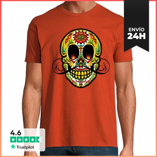 Camiseta Hombre Clásica Bigote Mexicano Bigote LaTostadora