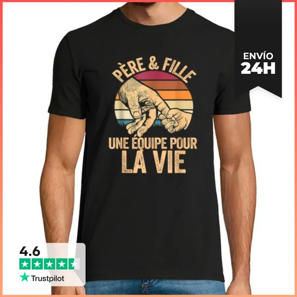 Camiseta Hombre Clásica Camiseta De Papá Regalo Navidad Padre E