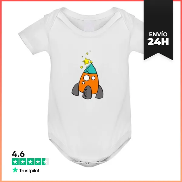 Body Bebé Cohete Espacial Body LaTostadora