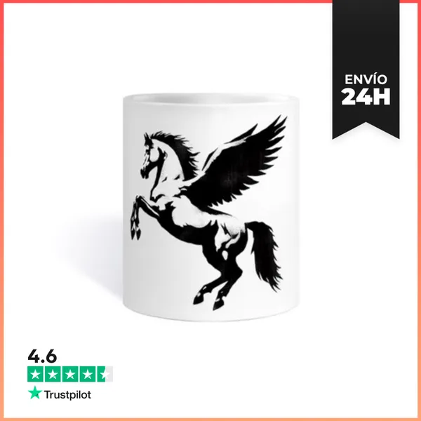 Taza Grafiti De Pegaso Al Estilo Banksy LaTostadora