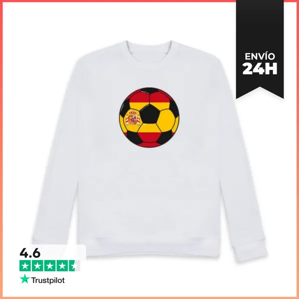 Sudadera Unisex Equipo De Fútbol España LaTostadora