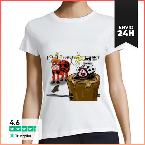 Camiseta Mujer Clásica Naturaleza Curiosa Trans LaTostadora
