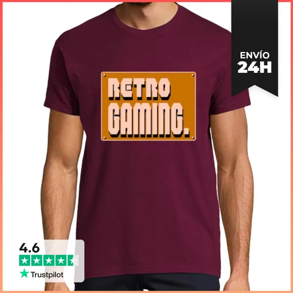 Camiseta Hombre Clásica Juegos Retro LaTostadora