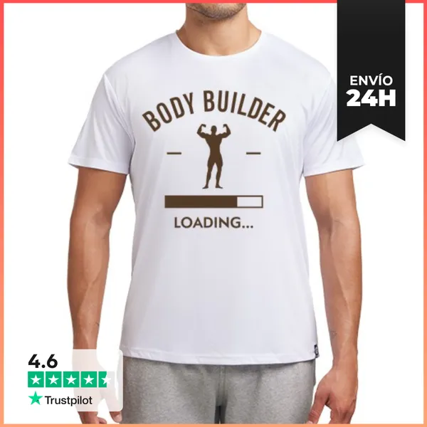 Camiseta Deportiva Hombre Body Builder - Loading... LaTostadora