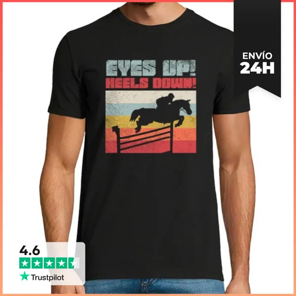 Camiseta Hombre Clásica Riding Vintage LaTostadora
