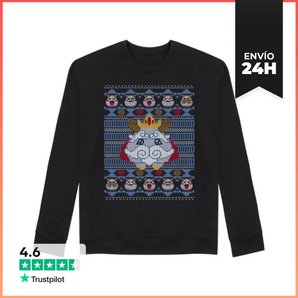 Sudadera Unisex Rey Poro LaTostadora
