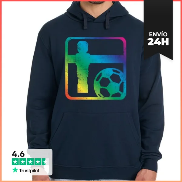 Sudadera Unisex Con Capucha Futbolin LaTostadora