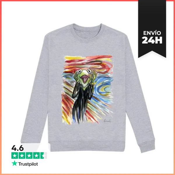 Sudadera Unisex El Grito De Gustavo LaTostadora