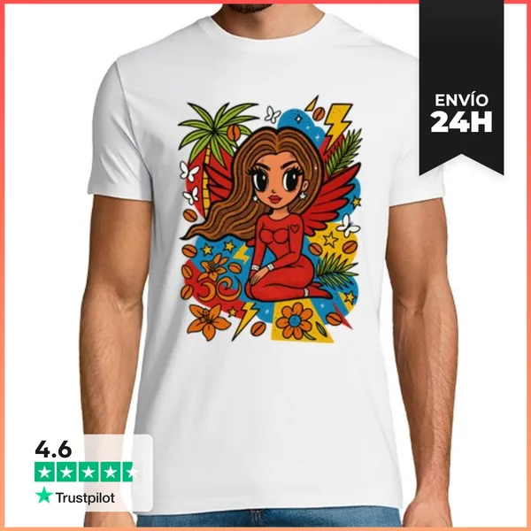 Camiseta Hombre Clásica Tropicoqueta LaTostadora