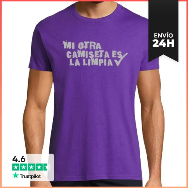 Camiseta Hombre Clásica Mi Otra Camiseta Es La Limpia LaTostadora