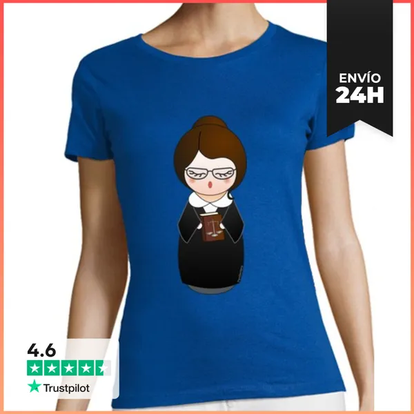 Camiseta Mujer Clásica Camiseta Kokeshi Abogada LaTostadora