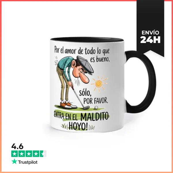 Taza De Colores Jugador De Golf Divertido Regalo Original