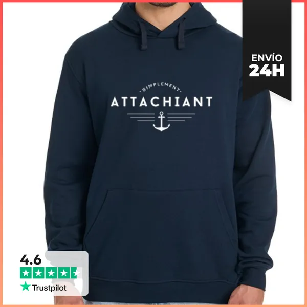 Sudadera Unisex Con Capucha Attachiant LaTostadora